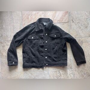 Boohoo, US 8, Black Denim